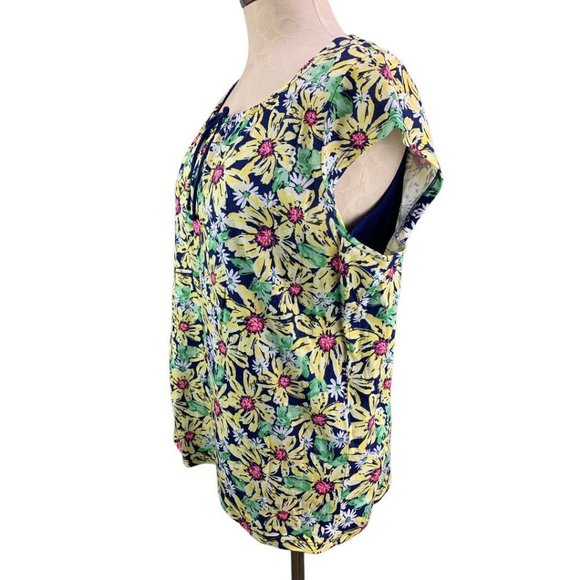 Medium Petite Carol Hochman Women's Sleepwear Shirts Cami and Tshirt Floral - Picture 3 of 11